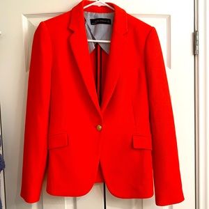 Zara M tailored red blazer